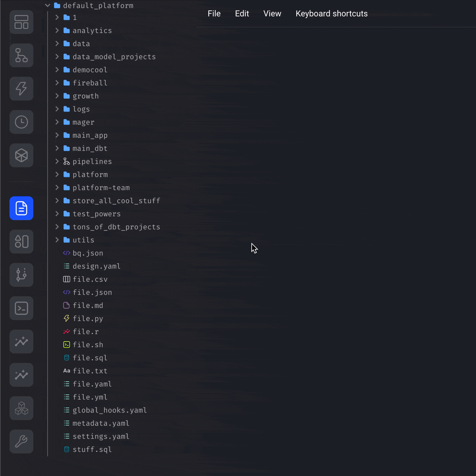 File browser