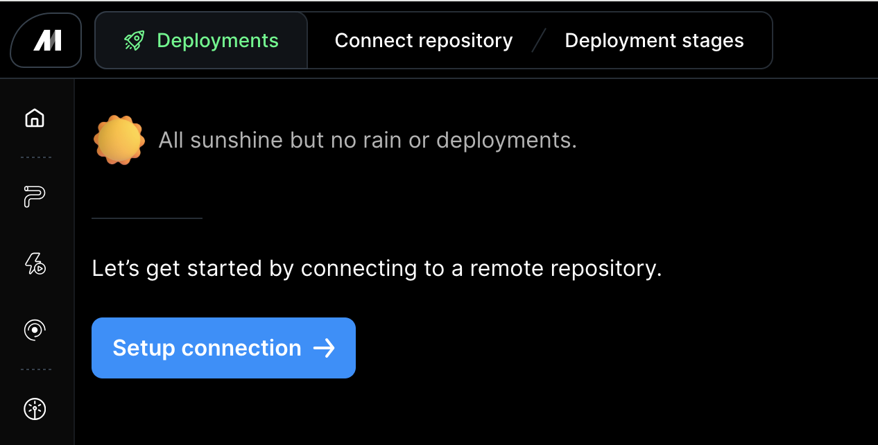 Mage Pro deployments button